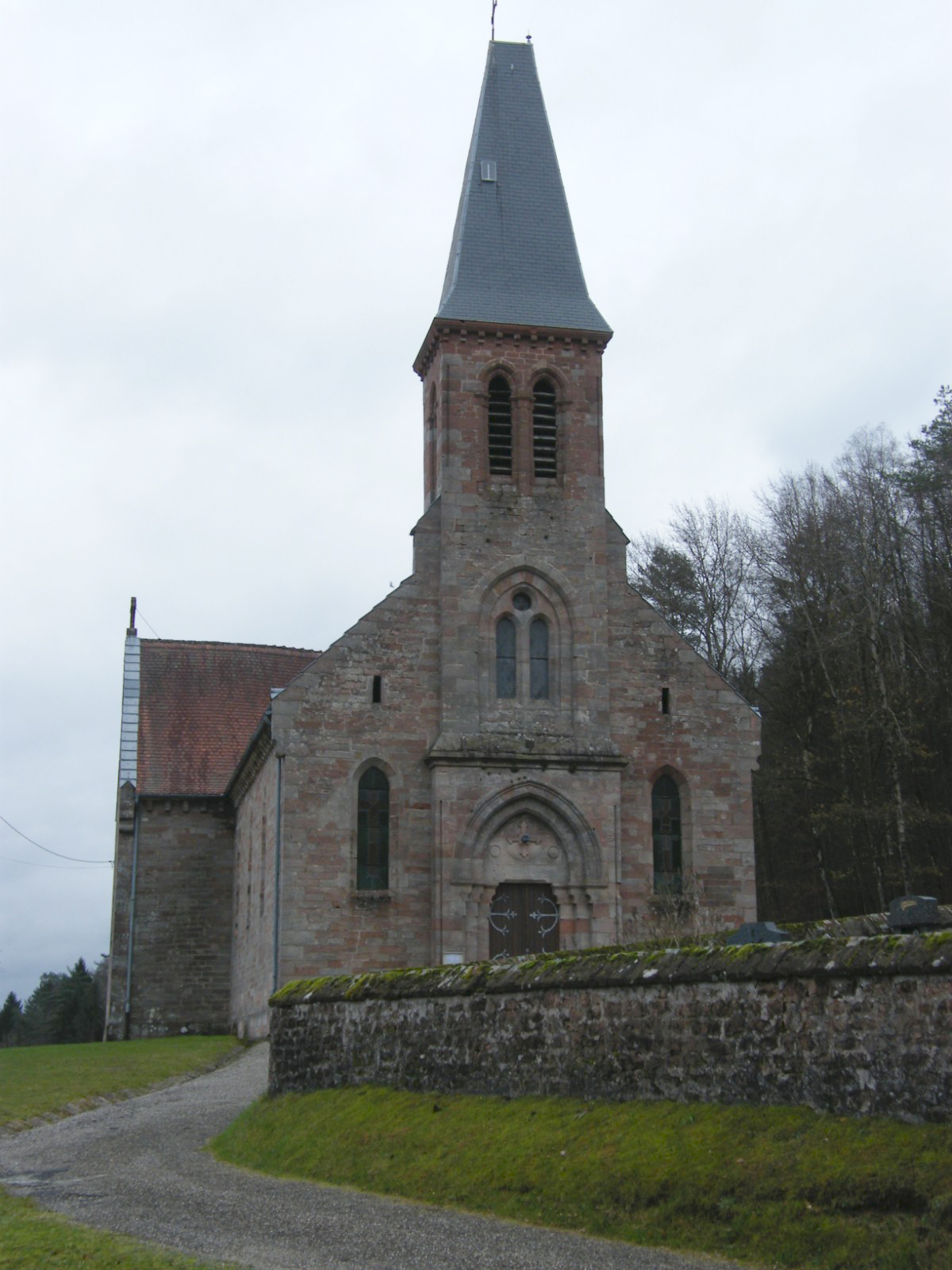 Dommages église catholique Mouterhouse 3 le 03/01/2018